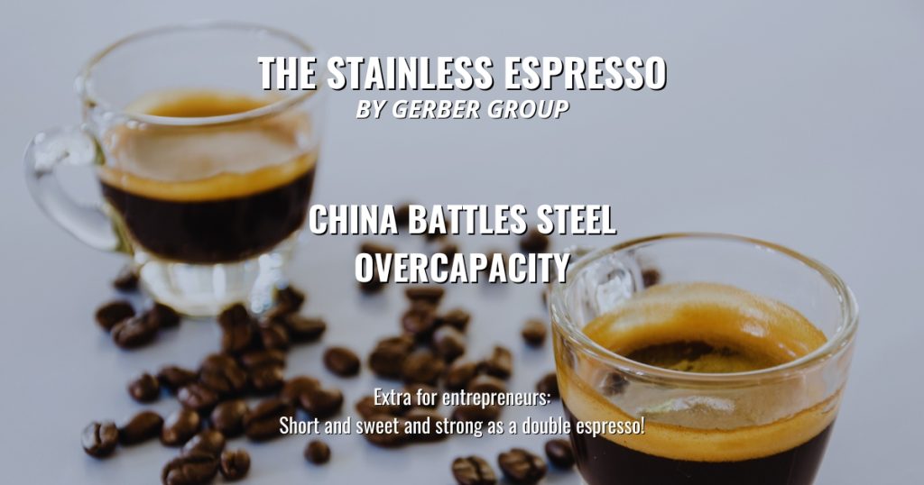 China battles steel overcapacity - Stainless Espresso 1 China battles steel overcapacity