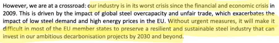 Are half-truths actually lies? We think so, what do you think? - Stainless Espresso 5 Eurofer Open Letter: The worst crisis since 2009? More like the biggest explosion in turnover since 2008!