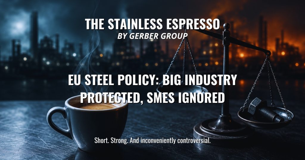 EU Steel Policy: Big Industry Protected, SMEs Ignored - Stainless Espresso 1 EU Steel Policy: Big Industry Protected, SMEs Ignored