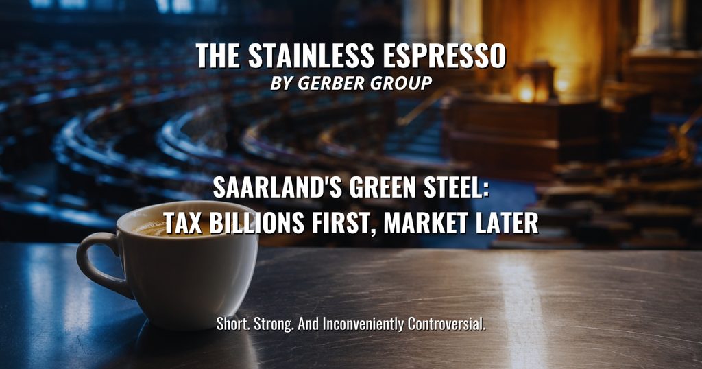 Saarland's Green Steel: Tax Billions First, Market Later